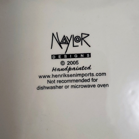 2005 Naylor Designs Ceramic Cat Design Decorative Wall Plate - Picture 4 of 4